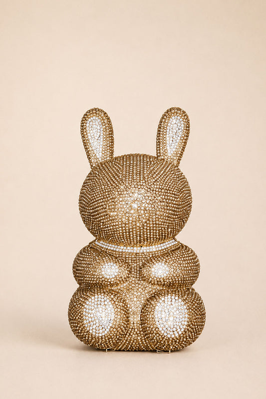Golden dazzle Bunny Clutch