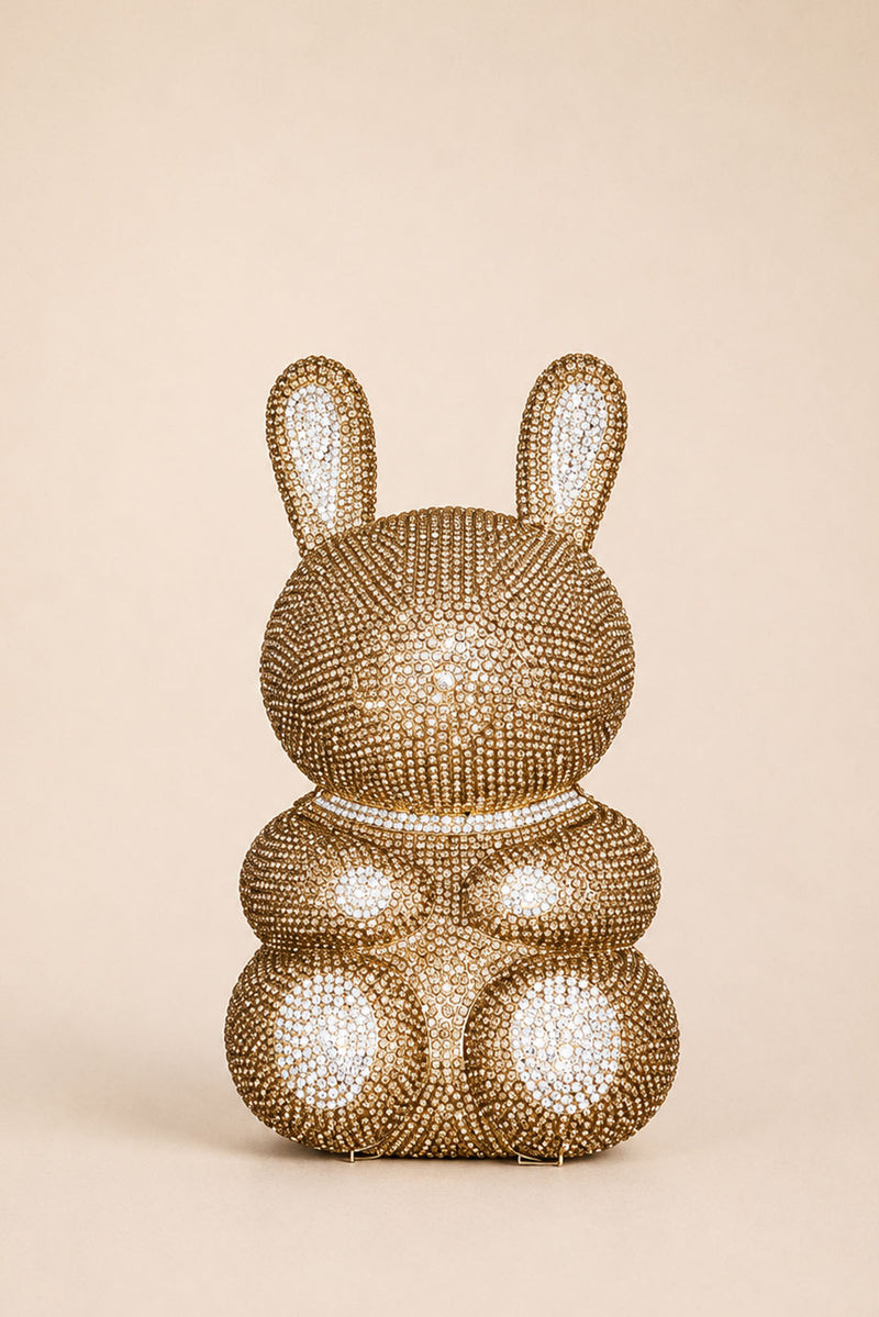 Golden dazzle Bunny Clutch