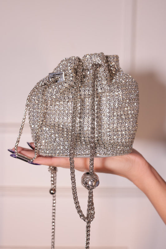 Noor-Silver With White
