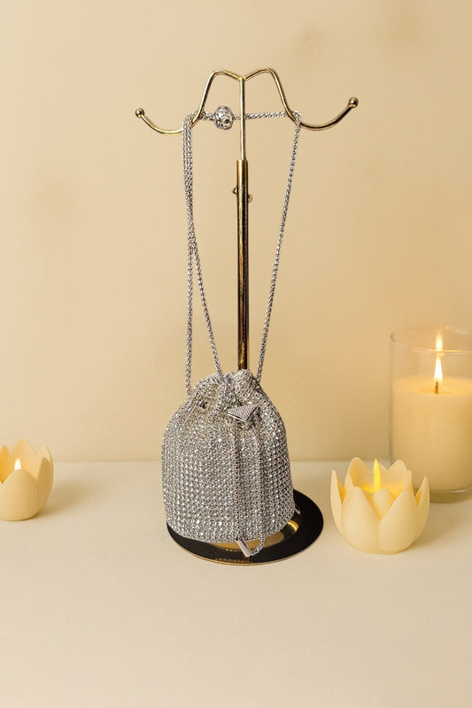 Noor-Silver With White