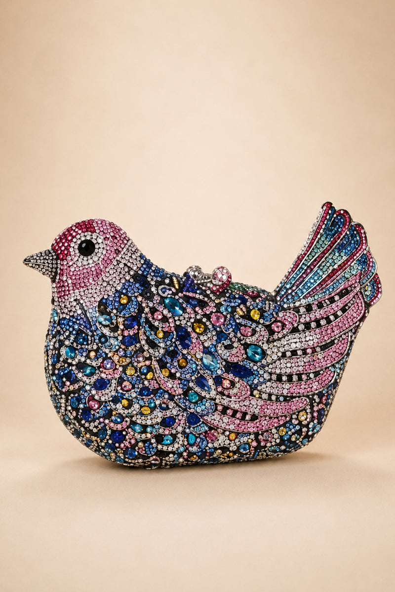 Rainbow Dazzle Bird Clutch
