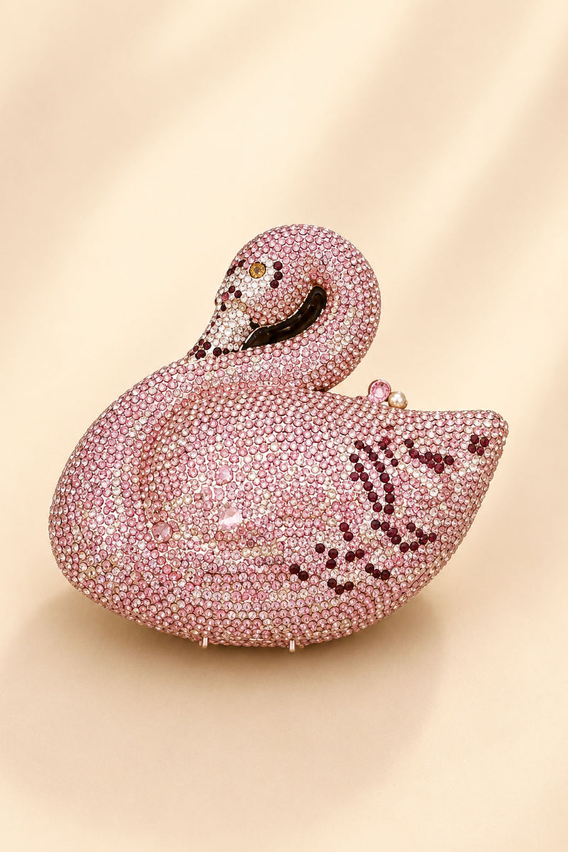 The Pinkswan Crystal Clutch